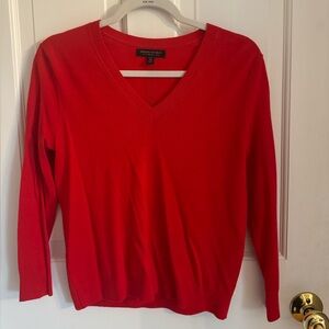 Banana Republic 100% merino wool red sweater